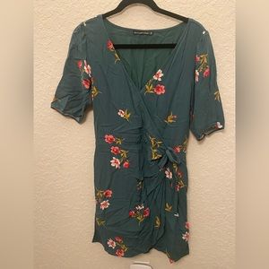 Green Floral Dress